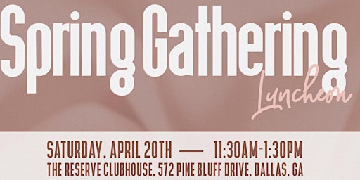 Hauptbild für Story of Hope Spring Gathering  - Widows Luncheon