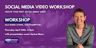 Imagem principal de Social Media Video Workshop