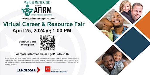 Primaire afbeelding van Families Matter AFIRM Virtual Career & Resource Fair