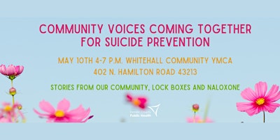 Imagem principal de Community Voices Coming Together For Suicide Prevention