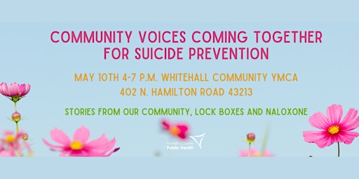Imagem principal do evento Community Voices Coming Together For Suicide Prevention