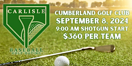 Carlisle High School Baseball Booster Golf Tournament