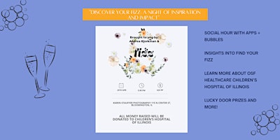 Image principale de "Discover Your Fizz: A Night of Inspiration and Impact"