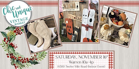 Warren - Holiday Vintage & Handmade Market by Chic & Unique