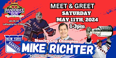 Primaire afbeelding van NY Rangers Mike Richter Meet & Greet at Pandora's Box Toys & Collectibles
