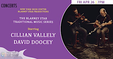 Primaire afbeelding van Blarney Star Concert Series: Cillian Vallely & David Doocey w/ Alan Murray