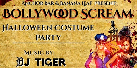 Bollywood Scream - Halloween Costume Party @ Anchor Bar-Rochester Hills, MI primary image