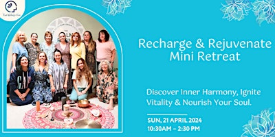 A Mini Retreat to Recharge & Rejuvenate! primary image