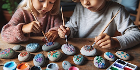 FREE Things to do in Stone Harbor NJ - Rock Painting with Acrylic Paint