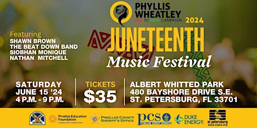 Immagine principale di The PWRTRC 2024 Juneteenth Literacy Music Festival 