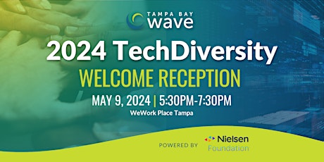 Primaire afbeelding van Tampa Bay Wave's 2024 TechDiversity Accelerator Welcome Reception