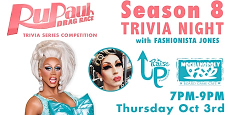 Drag Race Trivia: A Series Competition - Season 8 at Mochanopoly primary image