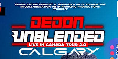 Imagem principal do evento DeDon Unblended Live In Calgary