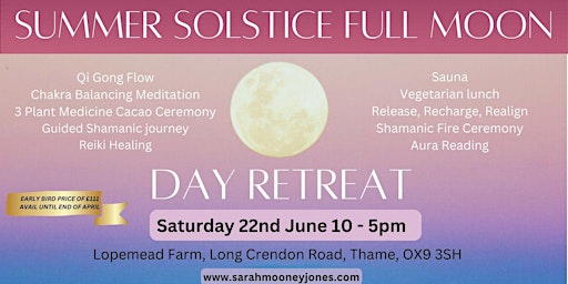 Summer Solstice Full Moon Day Retreat primary image