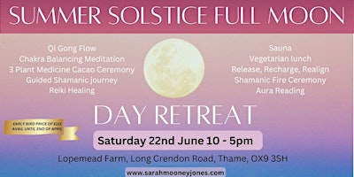 Immagine principale di Summer Solstice Full Moon Day Retreat 