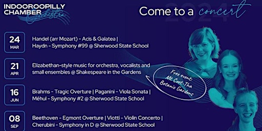 The Music of Shakespeare - performance by Indooroopilly Chamber Orchestra primary image