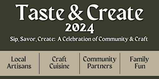 Imagem principal do evento Taste & Create