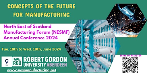 Primaire afbeelding van North East of Scotland Manufacturing Forum Annual Conference 2024