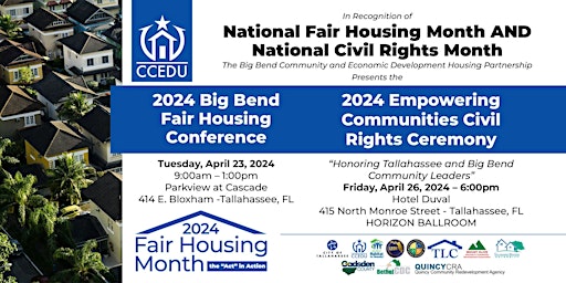 Hauptbild für 2024 Big Bend Fair Housing Conference