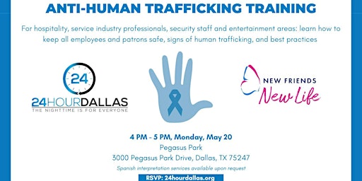 Imagem principal do evento 24HourDallas Anti-Human Trafficking Training