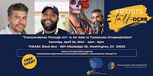 Primaire afbeelding van Artists Talk DC #8  Transcendence Through Art