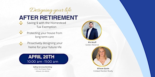 Imagem principal do evento Designing Your Life After Retirement