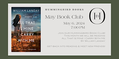 May Book Club: All That Is Mine I Carry With Me by William Landay