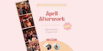 Primaire afbeelding van Afterwork - Women Abroad Club