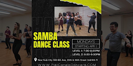 Samba Dance Class, Level 2  Advanced-Beginner