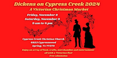 Imagem principal do evento The Dickens Market at Cypress Creek