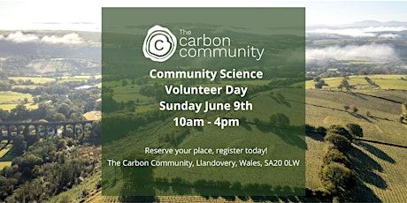 Community Science Volunteer Day!