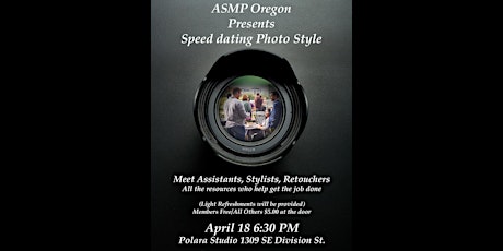 ASMP Oregon Presents Speed Dating Photo Style