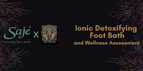 Saje Wellness x Zen Essence Ionic Detoxifying Foot Bath