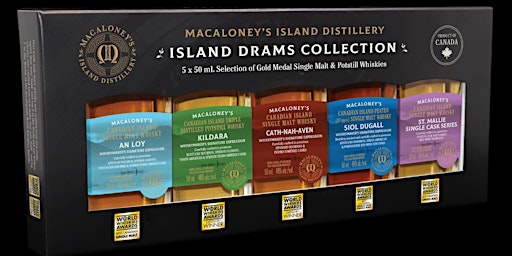 Imagem principal do evento VIRTUAL TASTING of Macaloney's Canadian Island Distillery