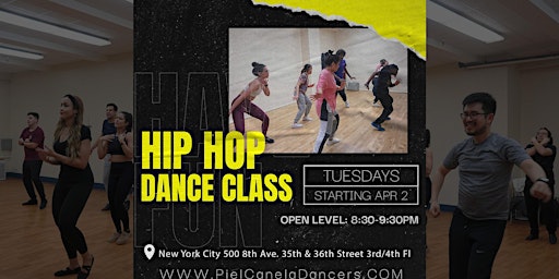 Hip Hop Dance Class,  Open Level primary image
