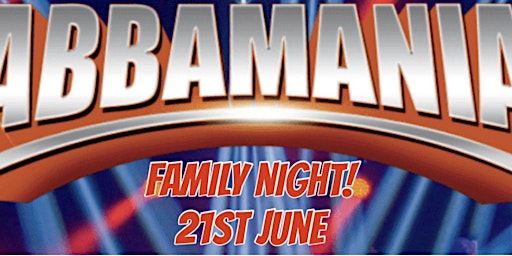 Primaire afbeelding van Family Fun Abba Mania Night!