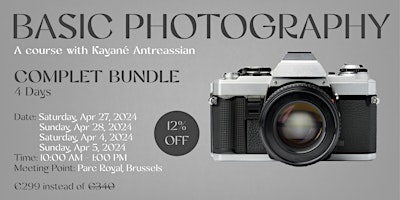 The Complete Photography Course for Beginners (4 Days) primary image