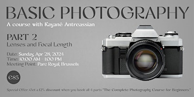 Photography Course for Beginners: Lenses & Focal Length