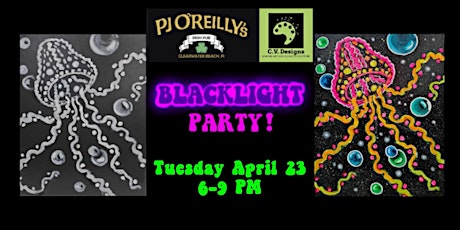 Black Light Paint N Sip Party at PJ O'Reilly's Clearwater Beach