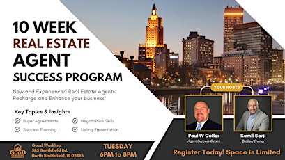 Boost your real estate career with our 10-week program for licensed agents.