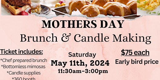 Imagen principal de Mother’s Day Brunch & Candle making