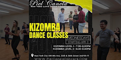 Immagine principale di Kizomba Dance Class, Level 1 Beginner 