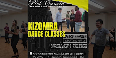 Immagine principale di Kizomba Dance Class, Level 2  Advanced - Beginner 