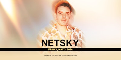 NETSKY - Stereo Live Dallas  primärbild