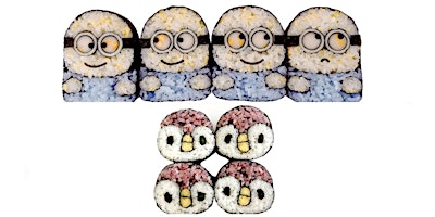 Imagem principal de Kazari Maki (Decorative) Sushi Roll Workshop - Penguin & Minion Sushi