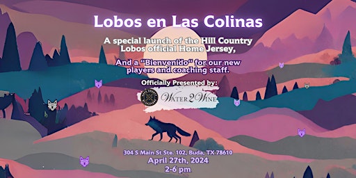Imagen principal de Los Lobos en las Colinas: Jersey Launch Party