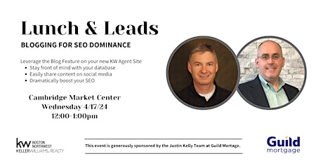 Lunch & Leads: Blogging for SEO Dominance primary image