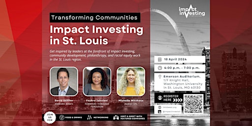 Imagem principal do evento IIS 2024 - Transforming Communities: Impact Investing in STL