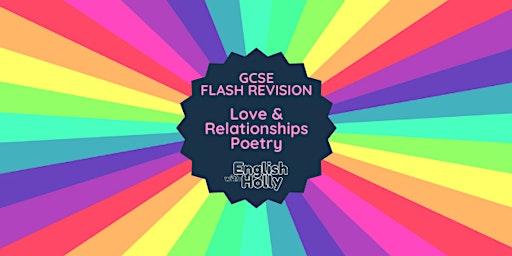 Imagen principal de GCSE Flash Revision: Love & Relationships Poetry