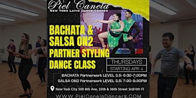 Imagen principal de Bachata Partnerwork Dance Class, Level 3.5  Advanced-Intermediate